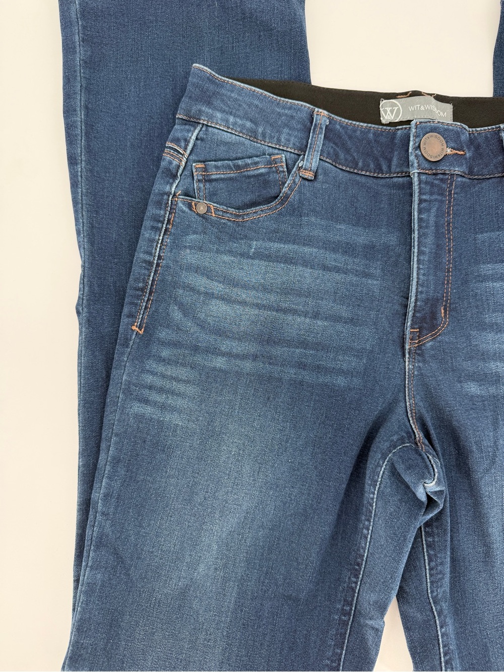 Wit & Wisdom Brittany ‘Ab’solution Bootcut Jeans Blue Women's - Size 8 - Picture 4 of 11